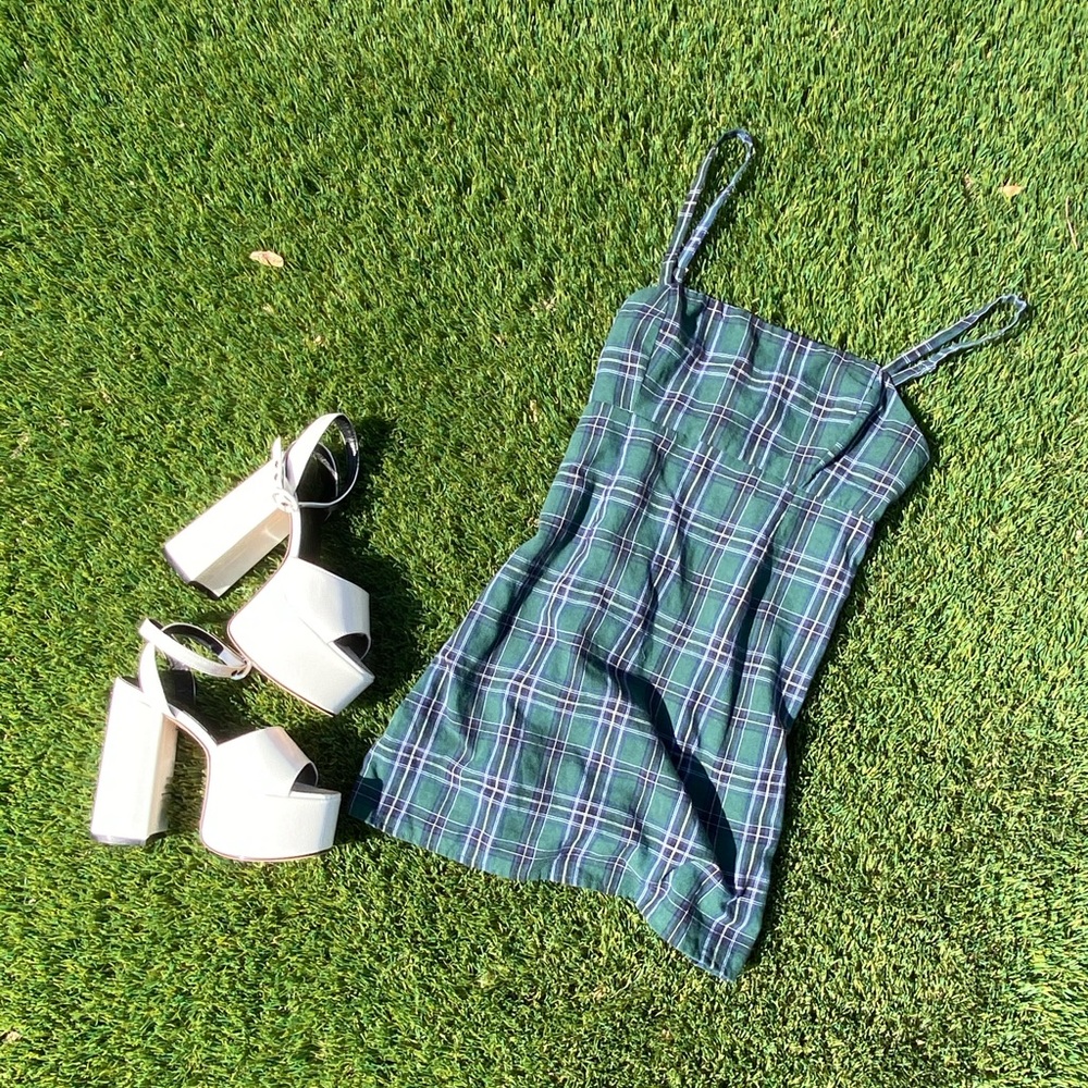 OU Flirty plaid dress size 0